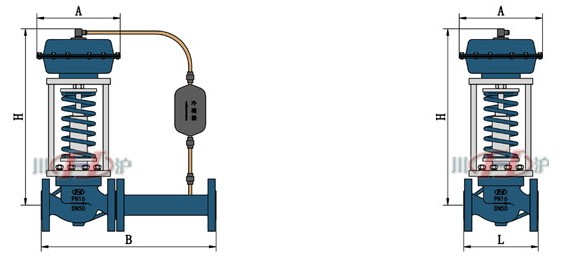 自力式壓力調節閥結構圖